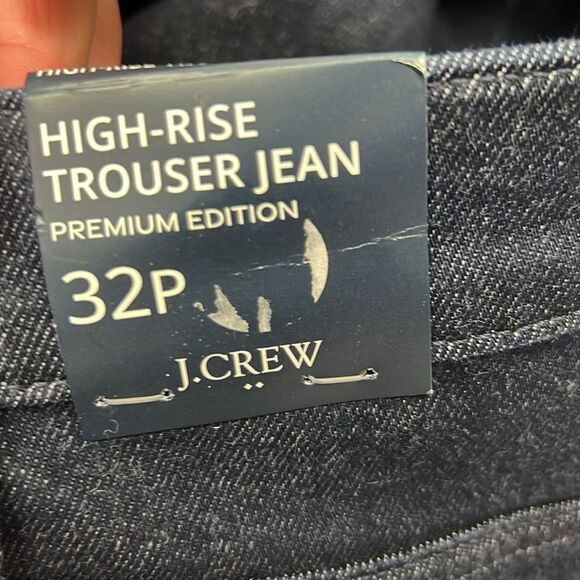J. Crew Factory CG484 High-rise trouser jeans 32 Petite NWT - Picture 7 of 12